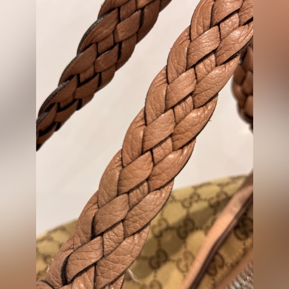 Authentic Pre-Owned Gucci Bamboo Bar Shoulder Bag GG Canvas Medium - Picture 6 of 17